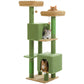PAWZ Road XXL-Rascador | Torre para gatos de 180 cm para apartamentos | Con columnas para rascar, casa para dormir y plataforma de observación de varios niveles