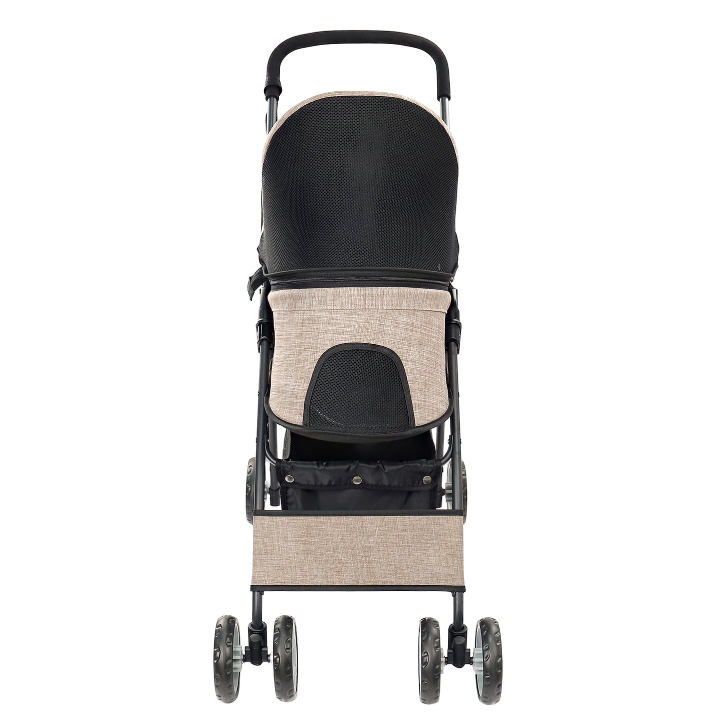 Carro plegable | con compartimento para padres y cinturón de seguridad | ventilación de 2 niveles + cojines lavables