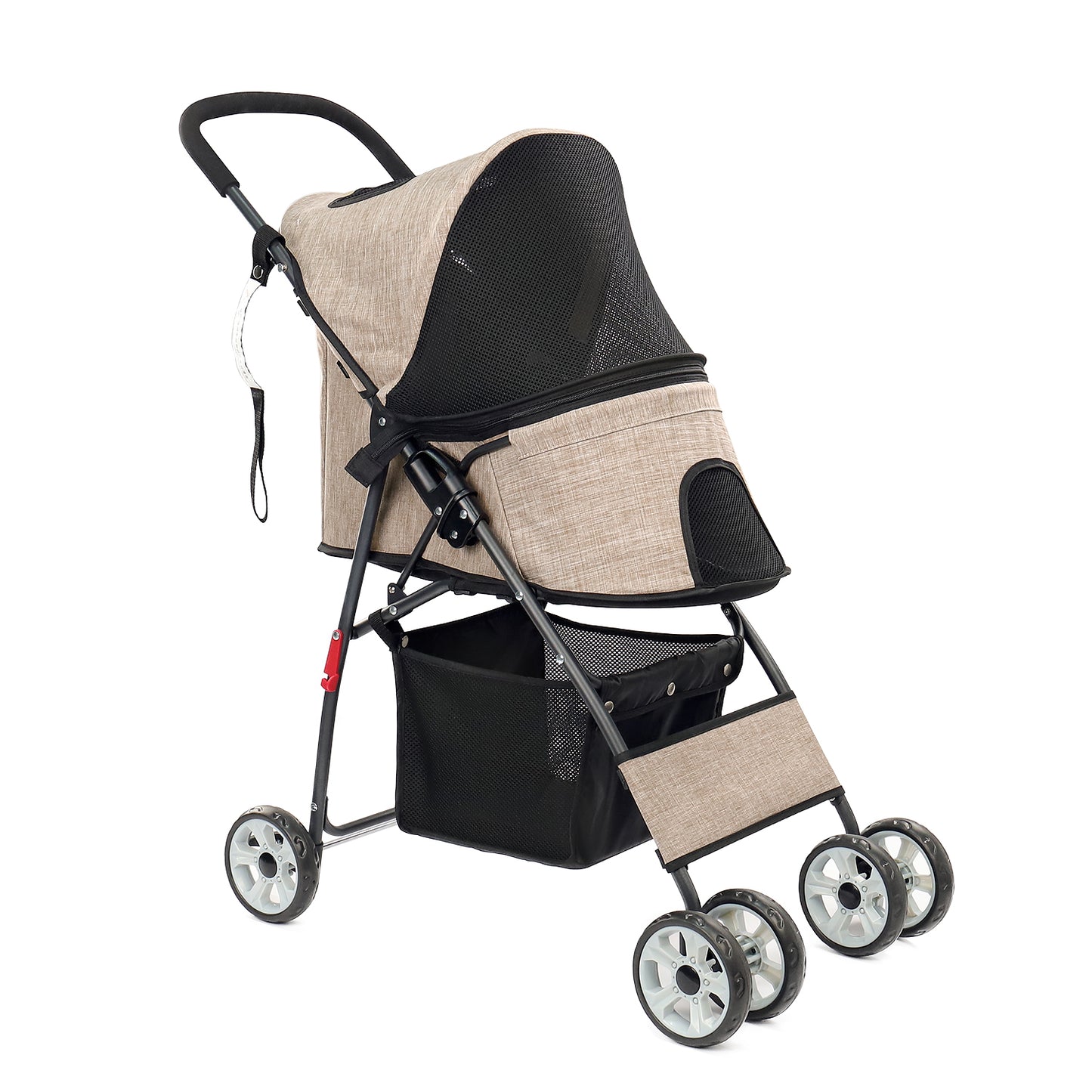 Carro plegable | con compartimento para padres y cinturón de seguridad | ventilación de 2 niveles + cojines lavables