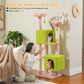 PAWZ Road XXL-Rascador | Torre para gatos de 180 cm para apartamentos | Con columnas para rascar, casa para dormir y plataforma de observación de varios niveles